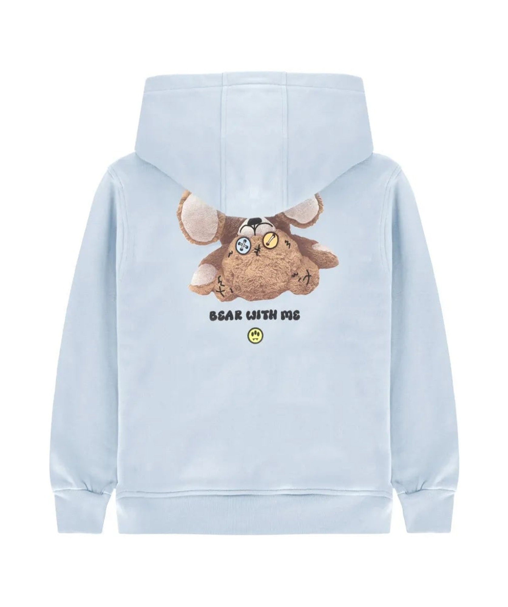 Barrow Logo Print Hoodie In Blue