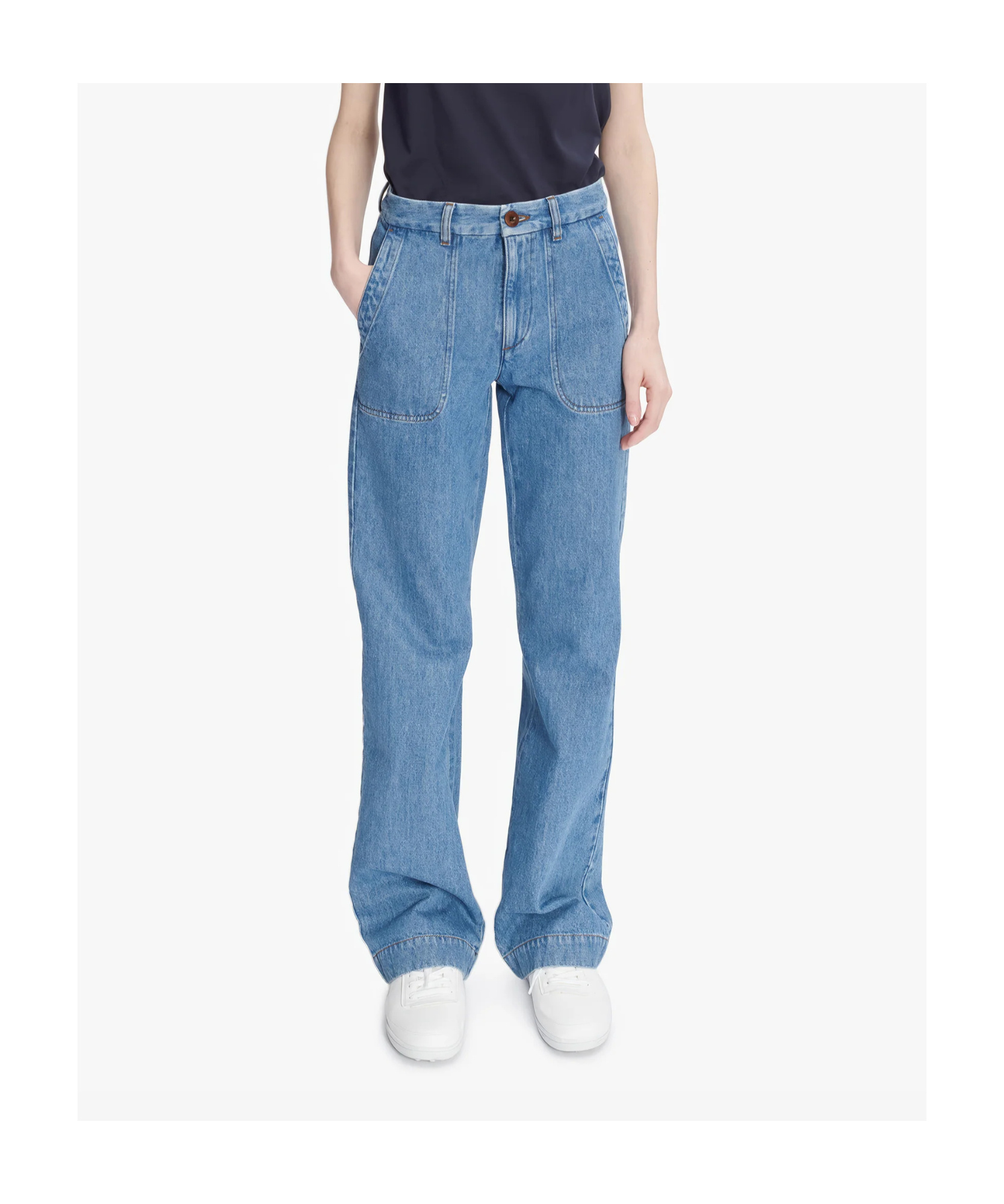 Apc Indigo Seaside Jeans In Blue