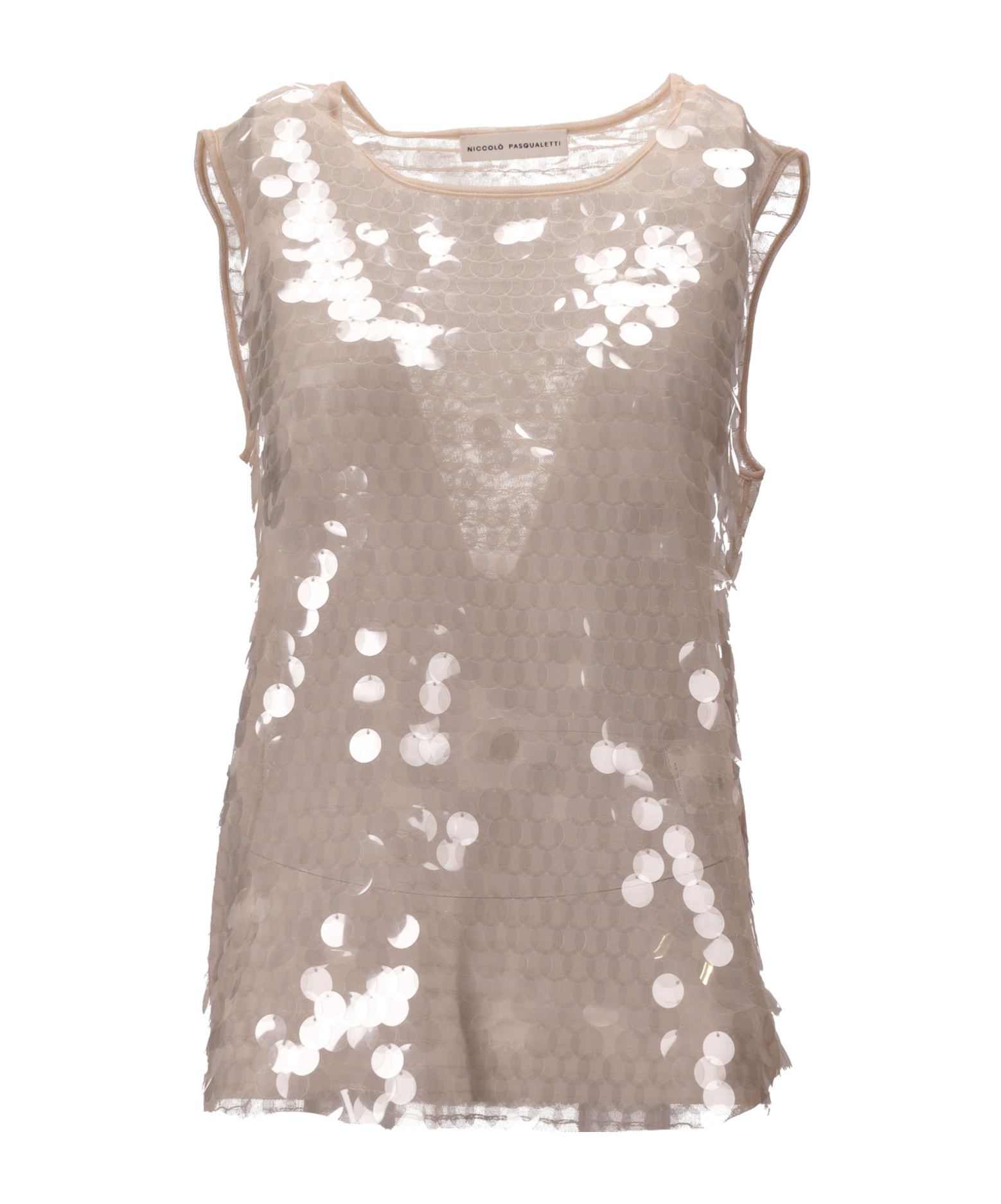 Niccolò Pasqualetti Carta Tank Sequined Vest