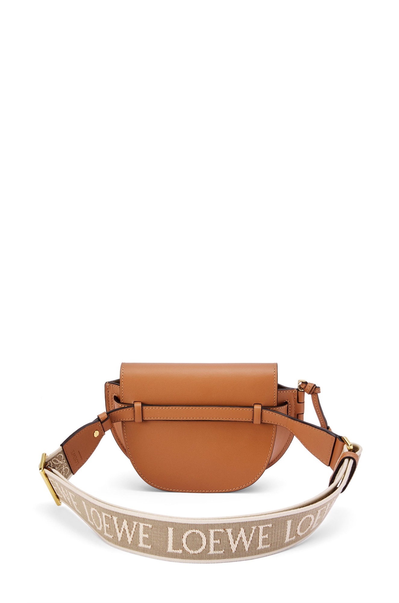 Loewe Mini Gate Dual Bag In Brown