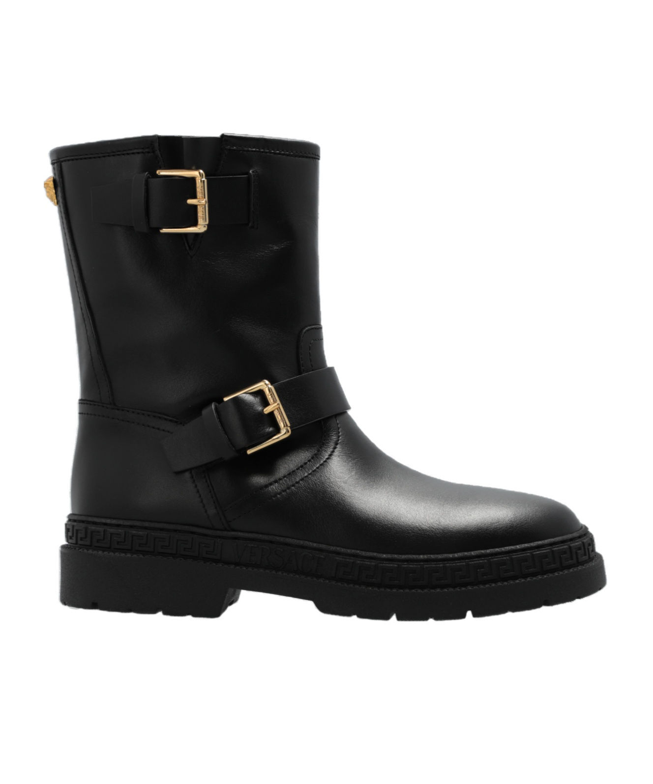 Versace La Medusa Boots In Black