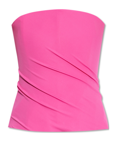 Versace Off-shoulder Tops In Pink