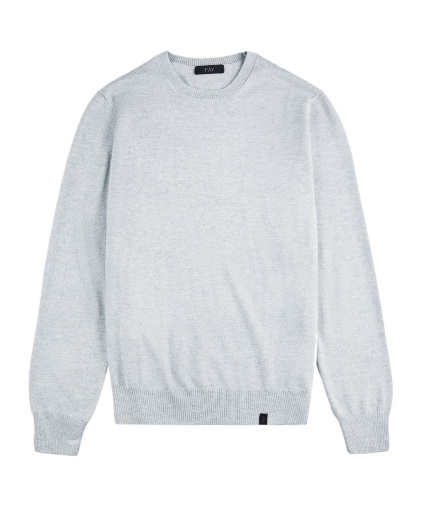 Fay Jumper In Merinos Wool Knit In White