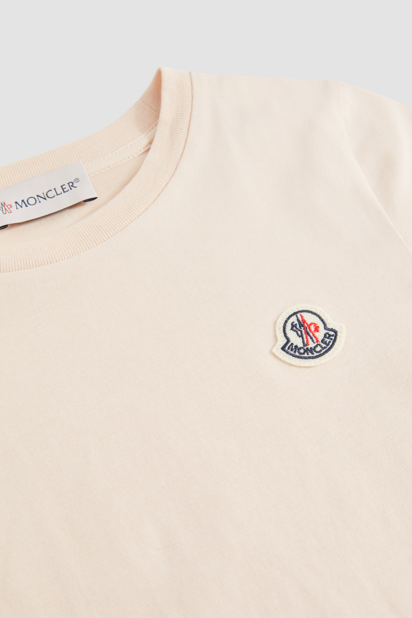 MONCLER MONCLER ENFANT LOGO PATCH THREE PACK OF T-SHIRTS