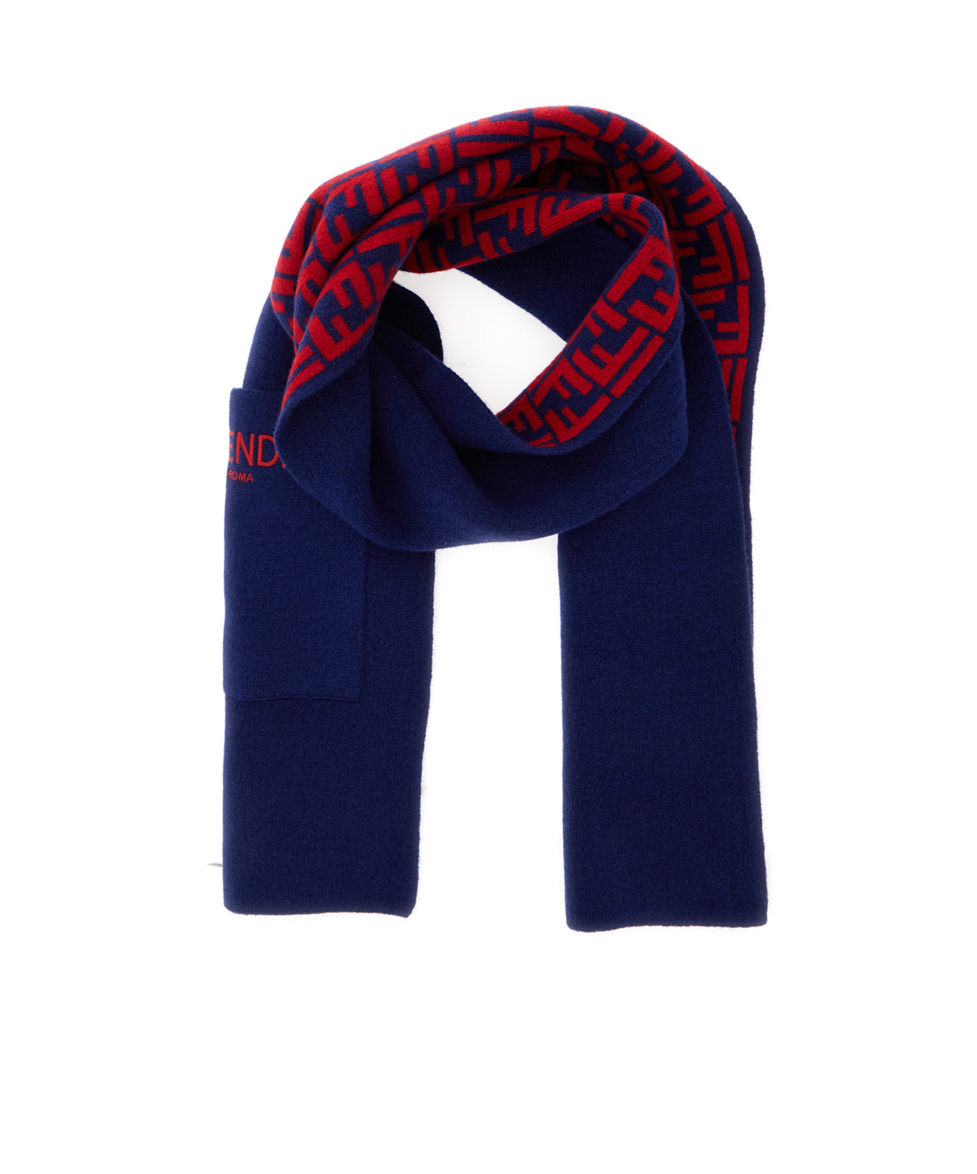 Fendi Reversible Scarf In Brown