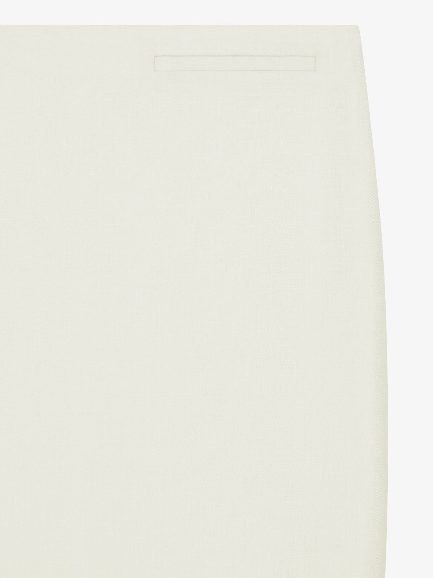 Givenchy Asymmetrical Wool Skirt In White