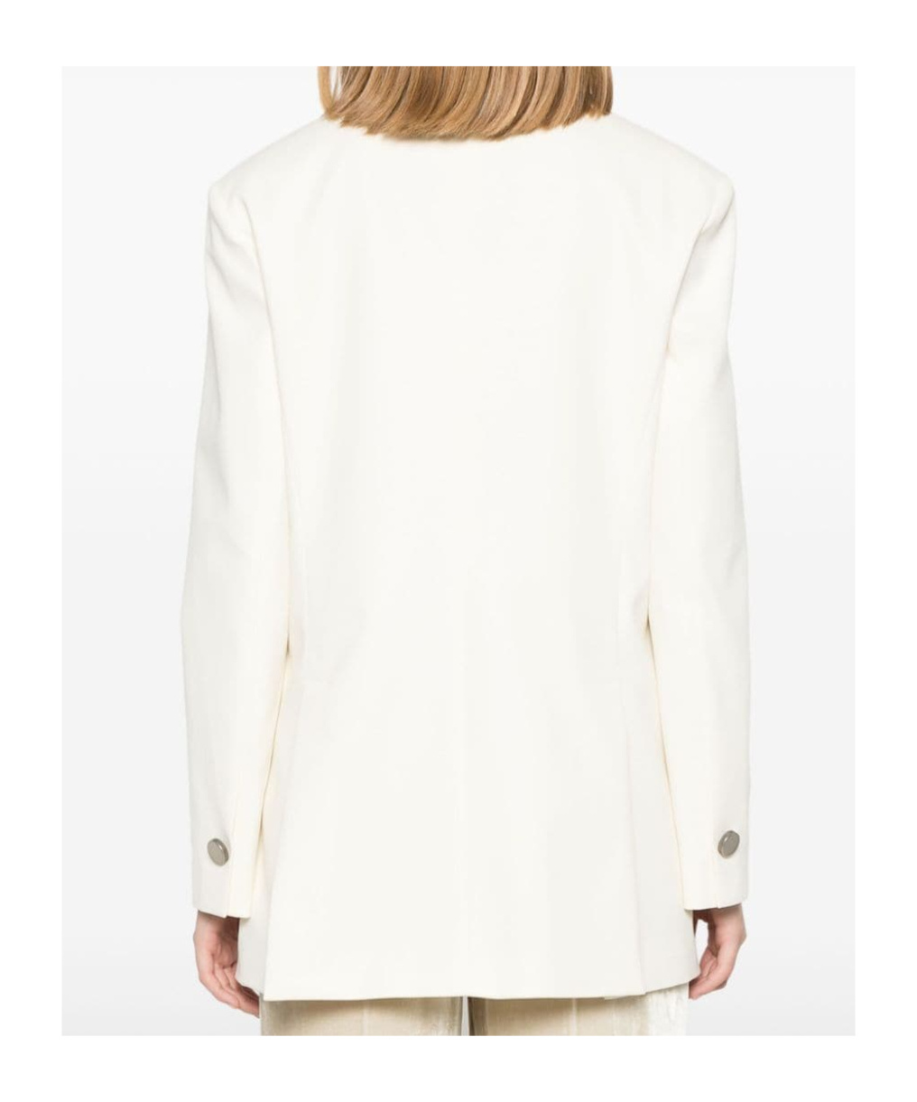 P.a.r.o.s.h Parosh Crew Cotton Blend Blazer Jacket