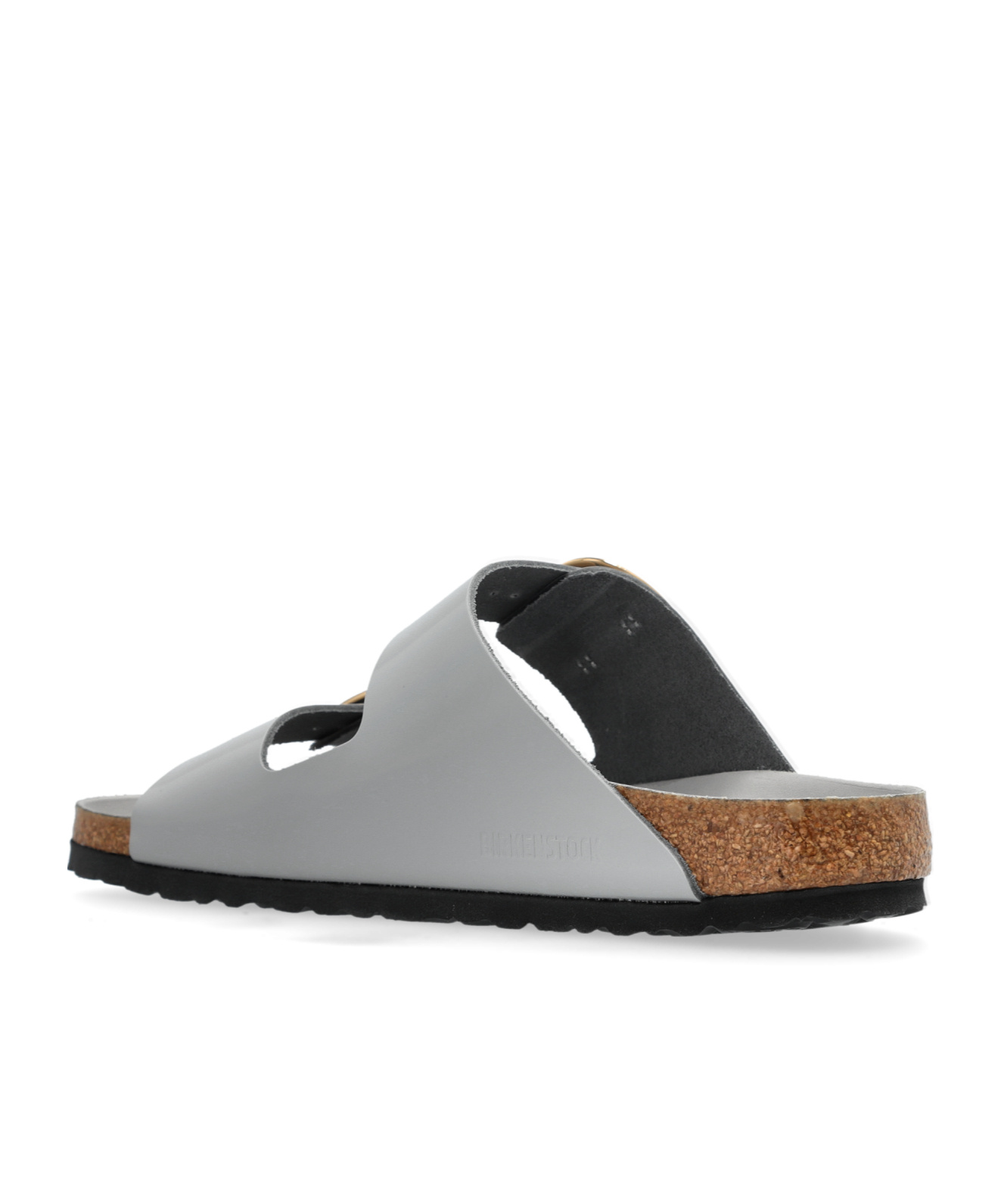 Birkenstock Buckle Slippers In Gray