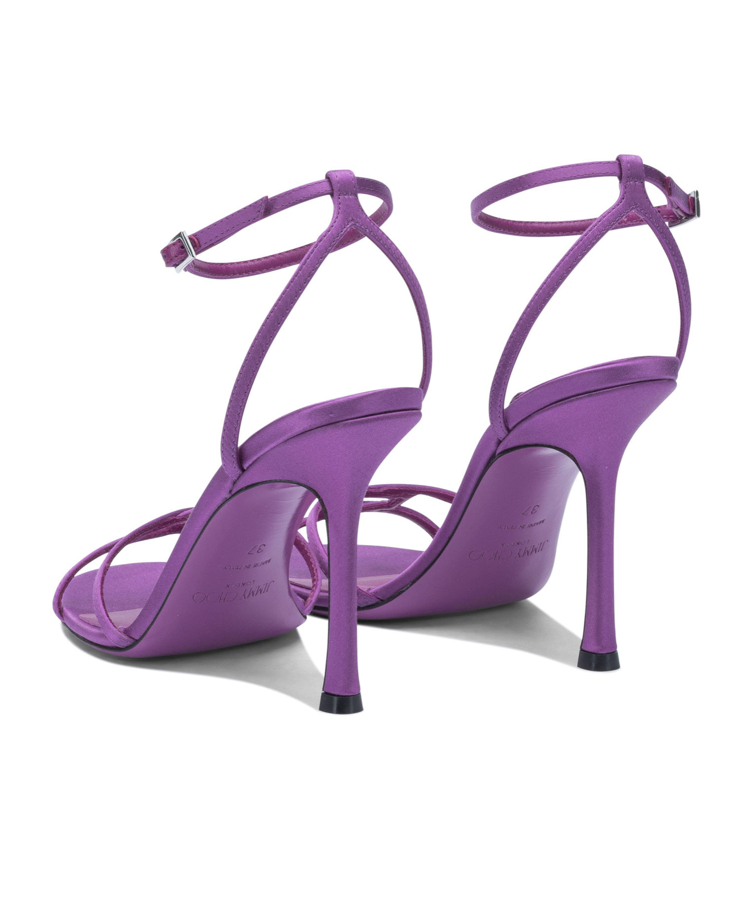 Jimmy Choo Leo 100 Wrap Sandals In Purple