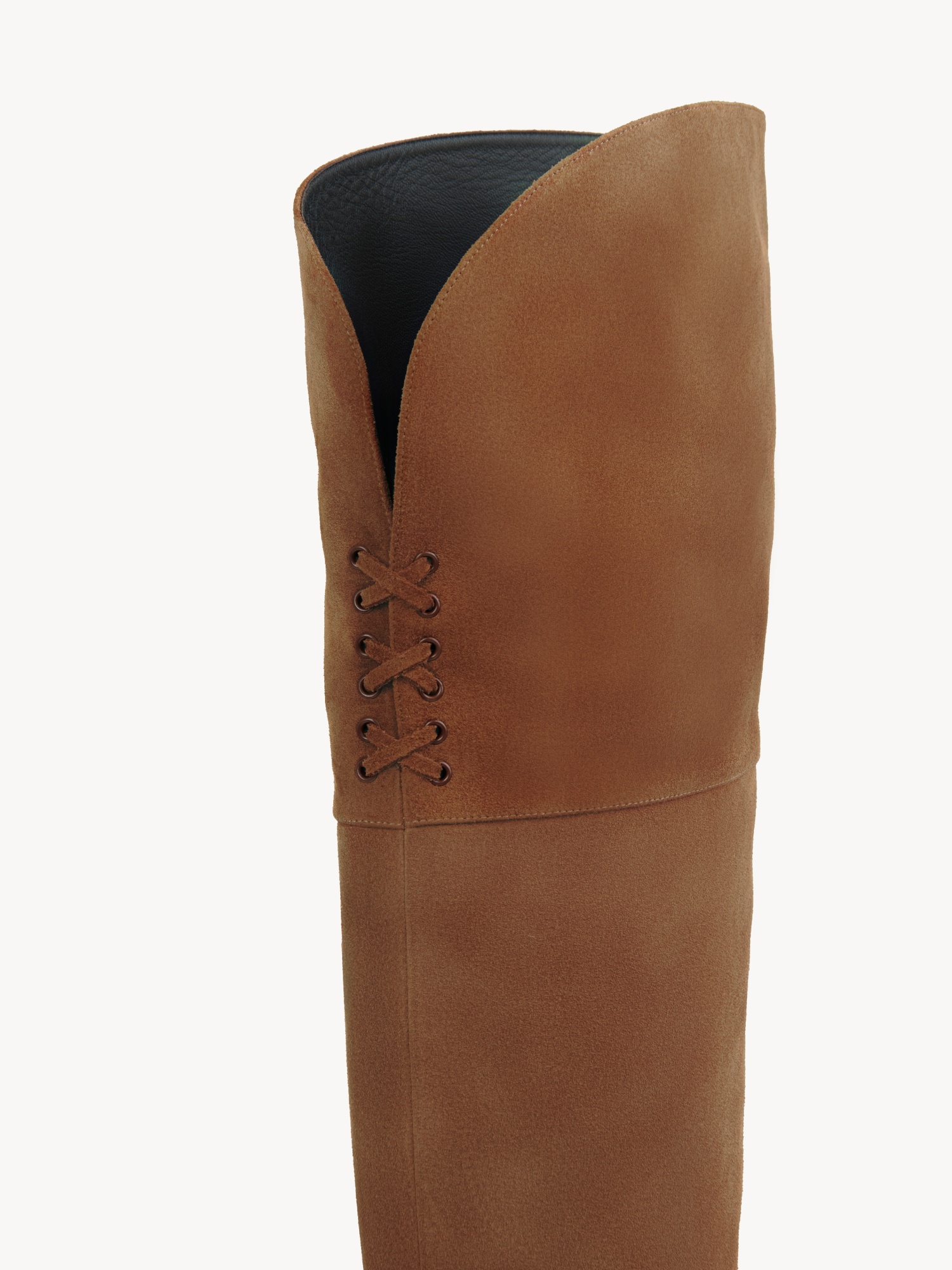 Chloé Eve Thigh High Boot In Brown