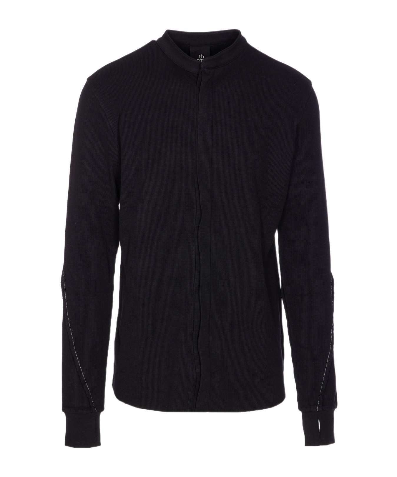 Thom Krom Buttoned Knitted Shirt In Black