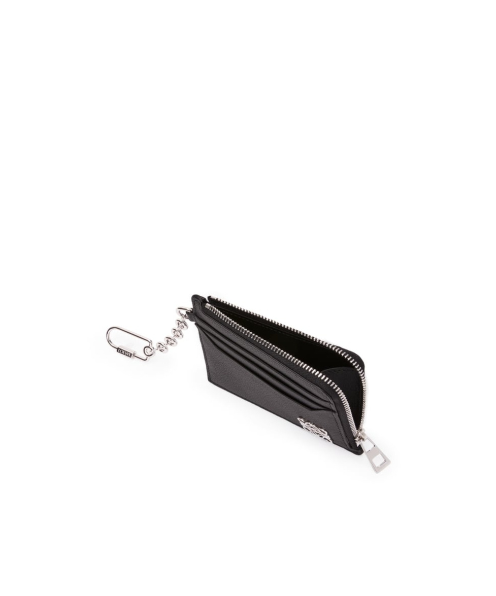 Loewe Zipper Card Bag In Black
