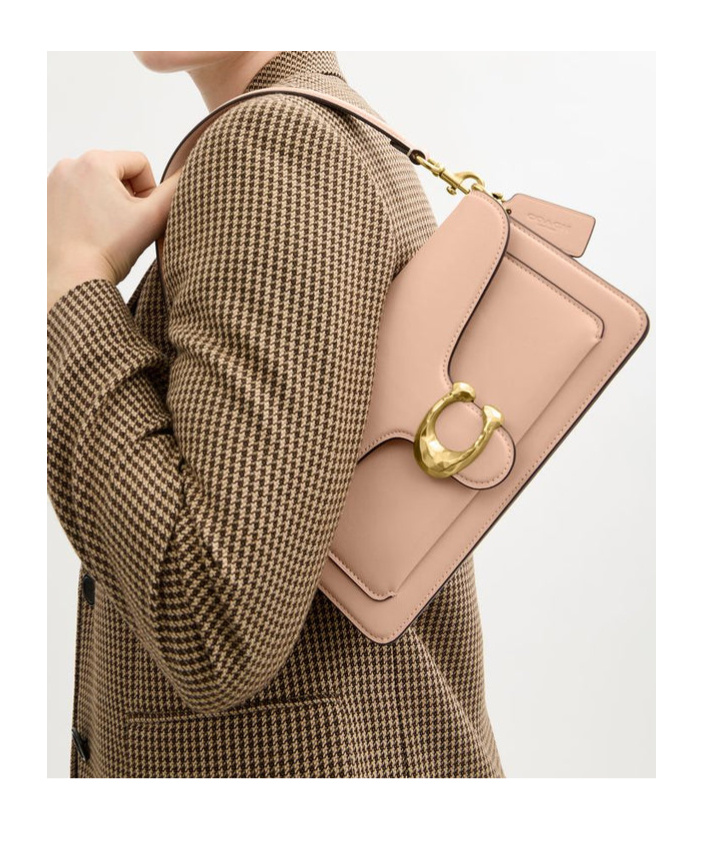 Coach Borsa A Mano Tabby 26 In Pelle Rosa Cipria Donna