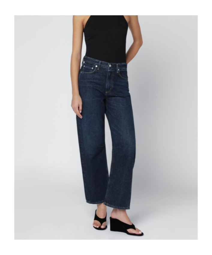 Citizen Of Humanity Button-fastening Wide-leg Jeans In Blue