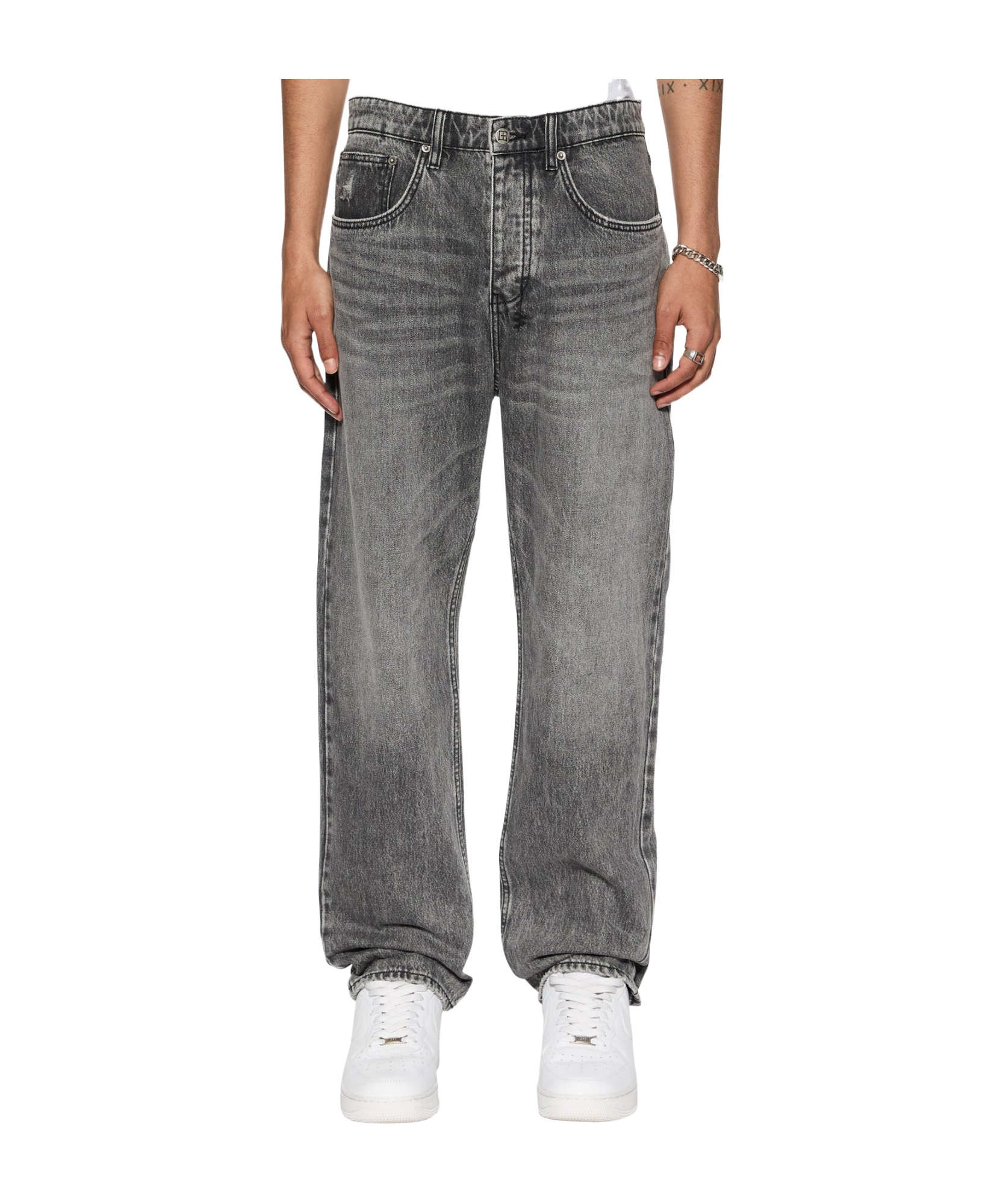 KSUBI MID-WAIST LOOSE STRAIGHT JEANS
