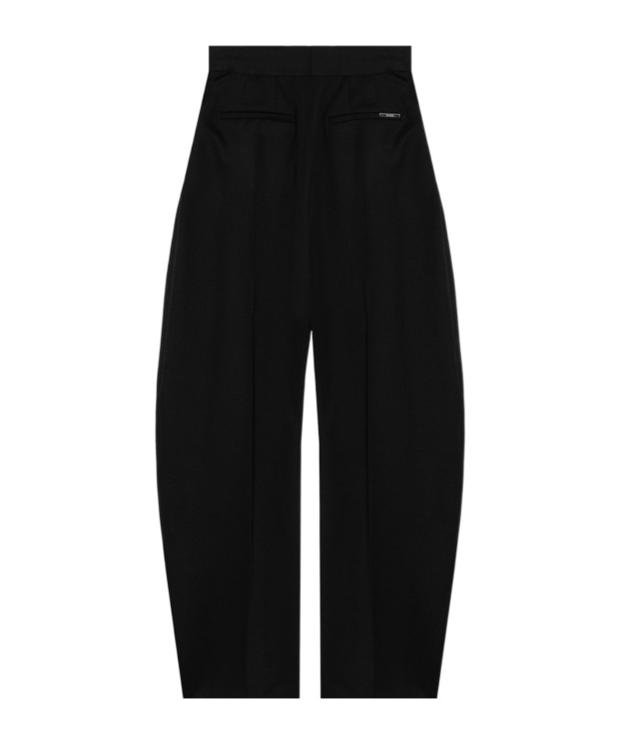 Shop Attico Gary Casual Pants In Black