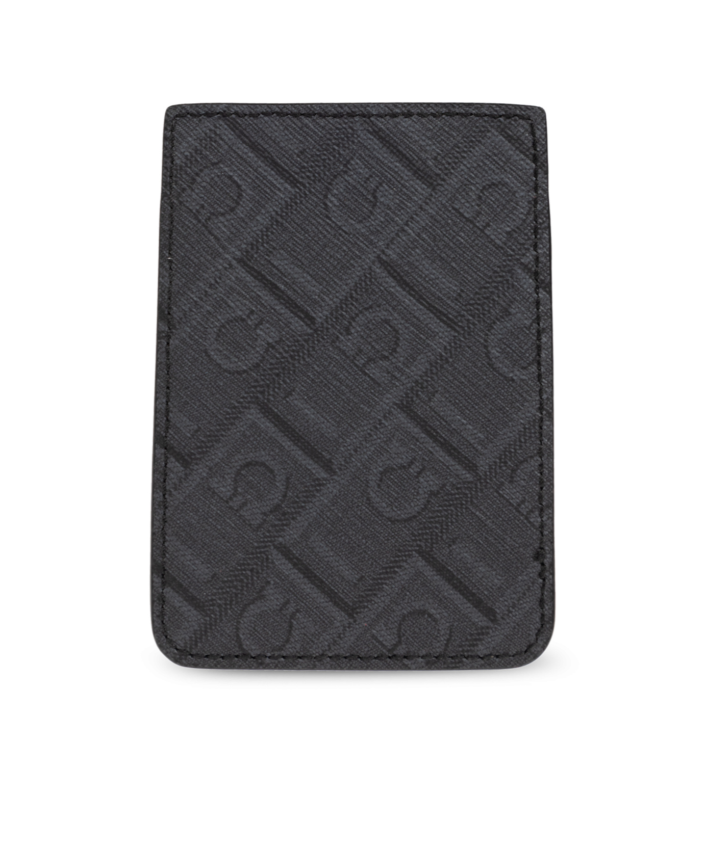 Ferragamo Magsafe Card Holder In Black