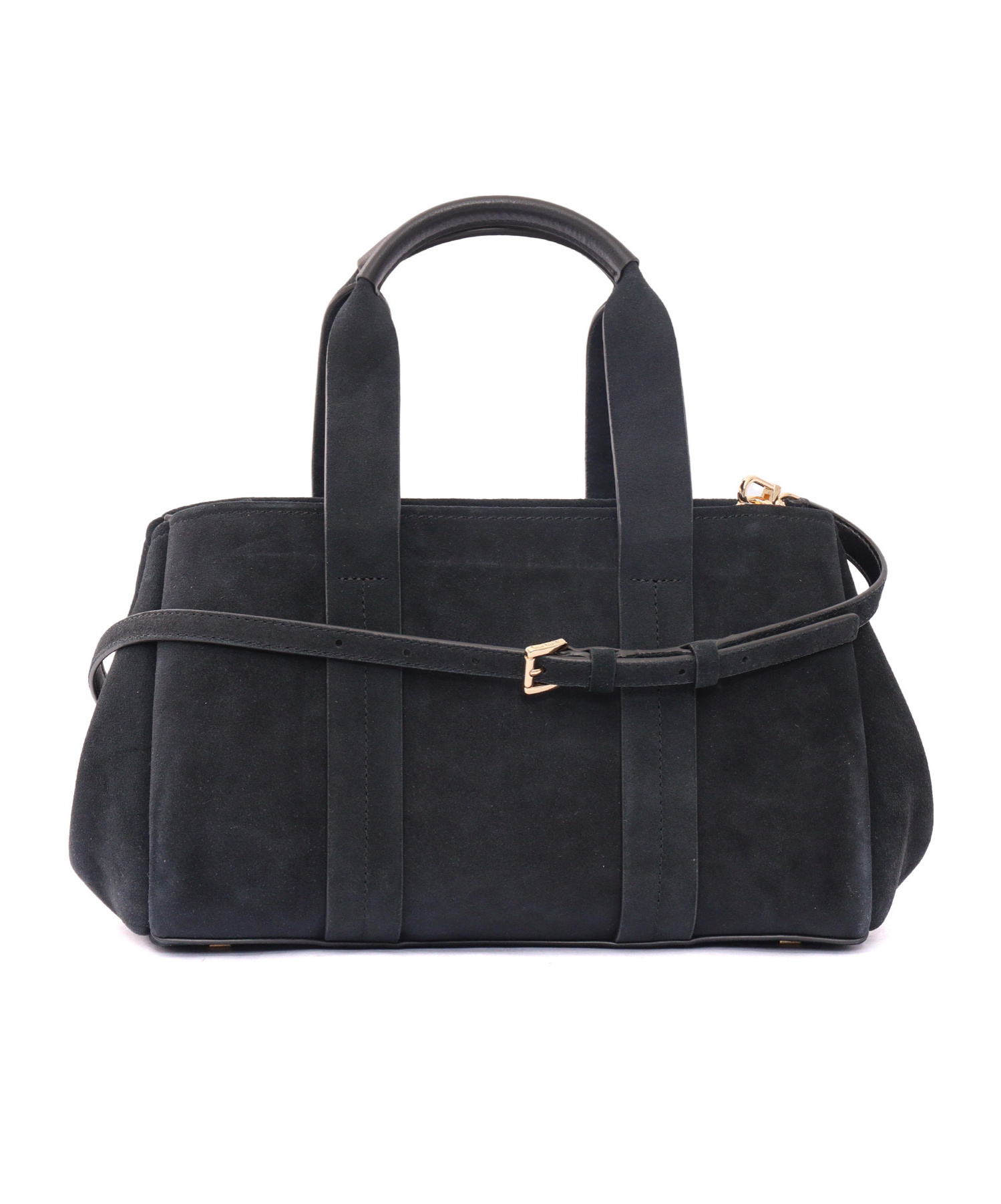 Michael Kors Structured Leather Cross-body Bag In Black