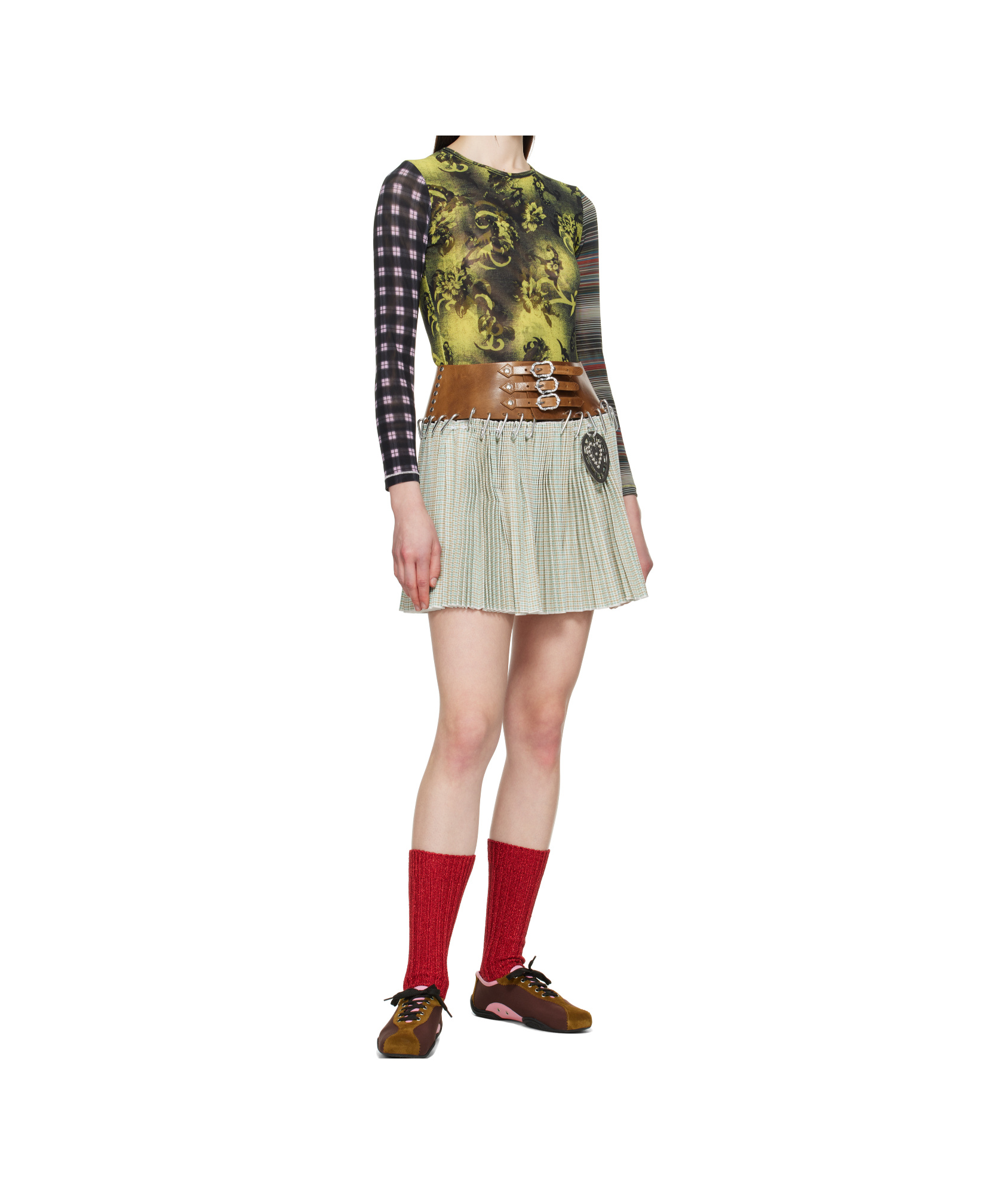 Chopova Lowena Multicolor Starlight Mesh Long Sleeve T-shirt In Multicolor