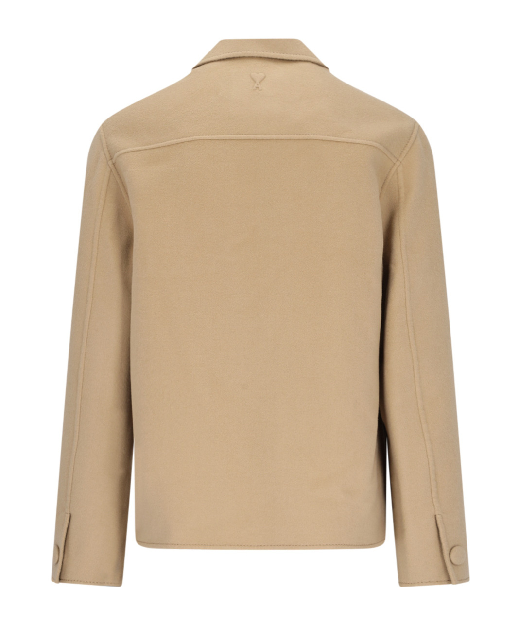Ami Alexandre Mattiussi Half-zip Long-sleeved Casual Jacket In Nude