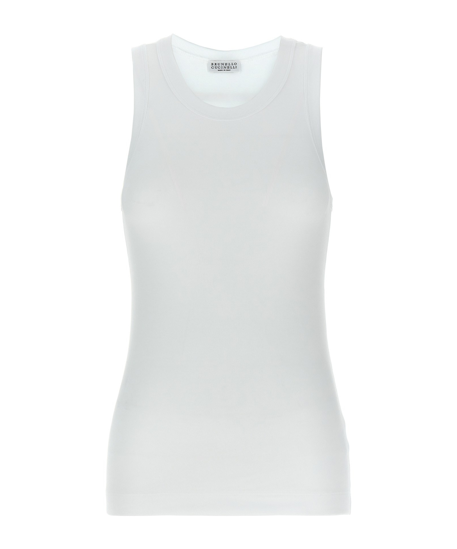 BRUNELLO CUCINELLI MONILI CHAIN-DETAIL TANK TOP
