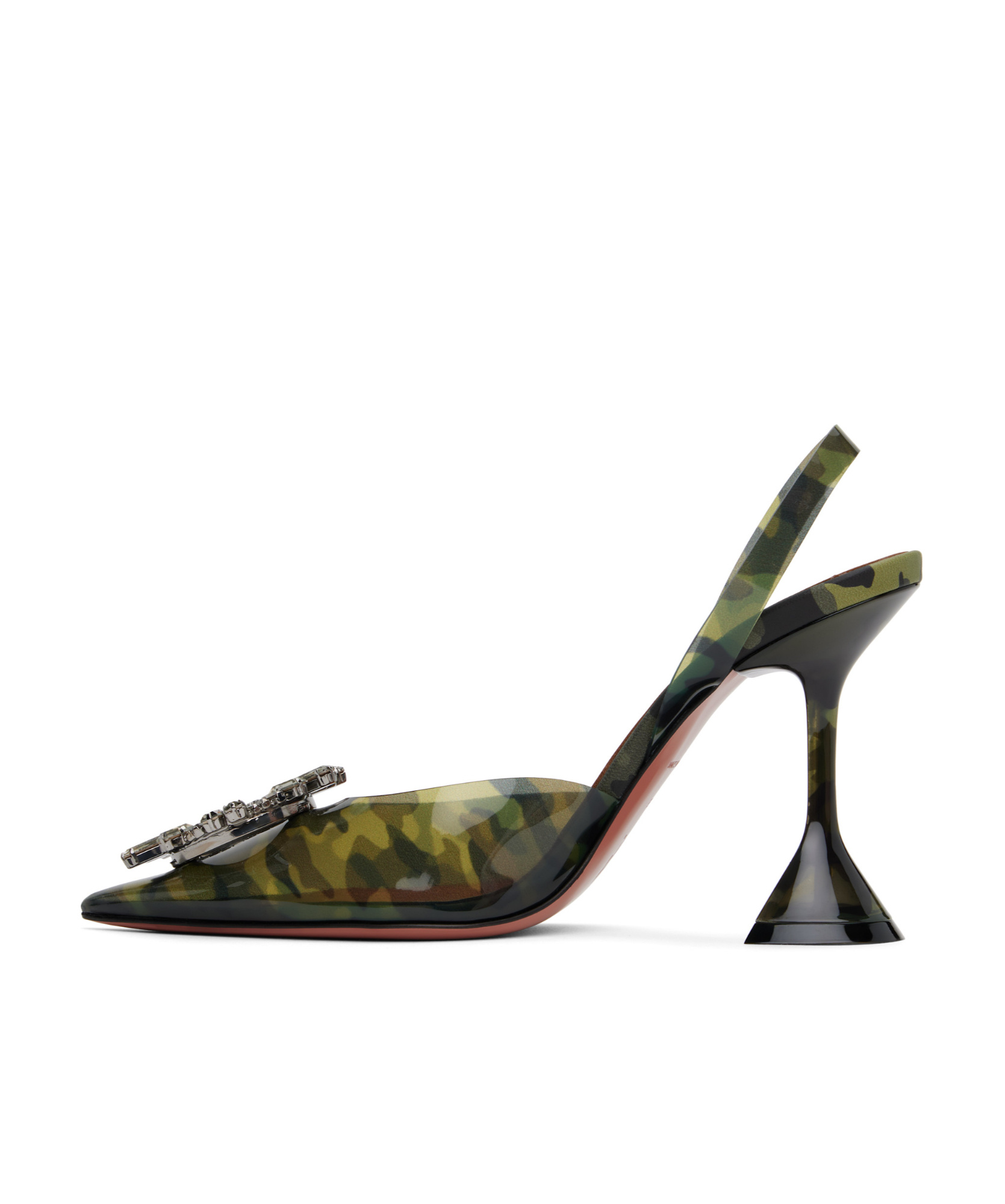 AMINA MUADDI POINTED HIGH-HEELED SANDALS