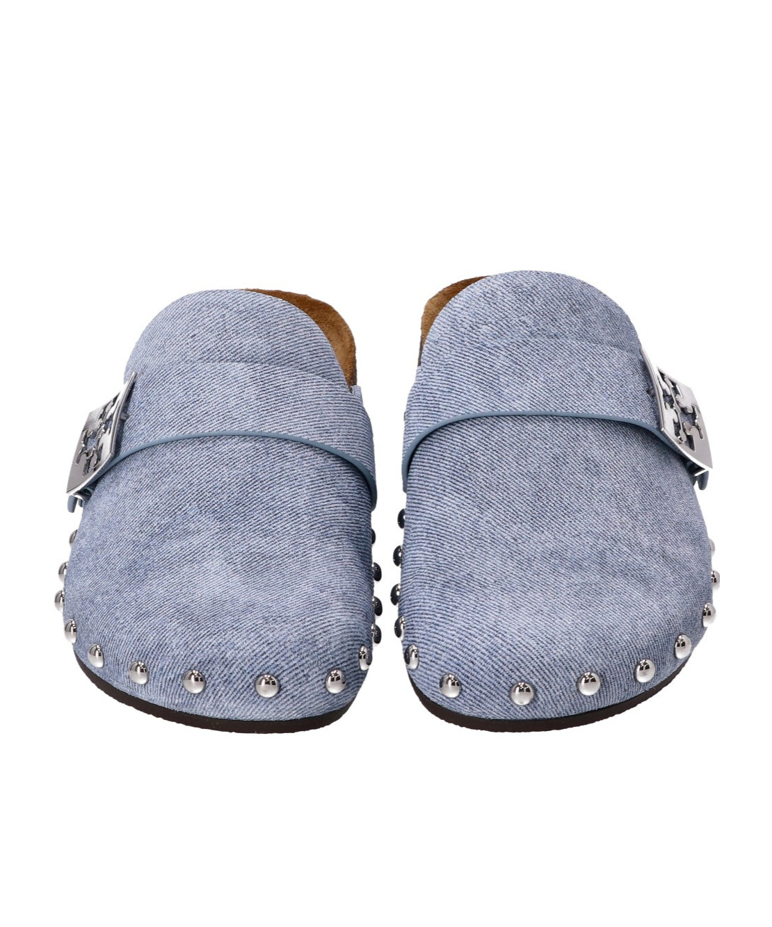 Tory Burch Mellow Studded Mule In Blue