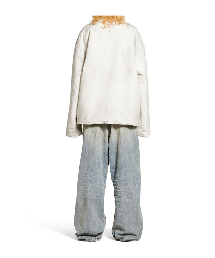 Balenciaga Zip-up Jacket In White