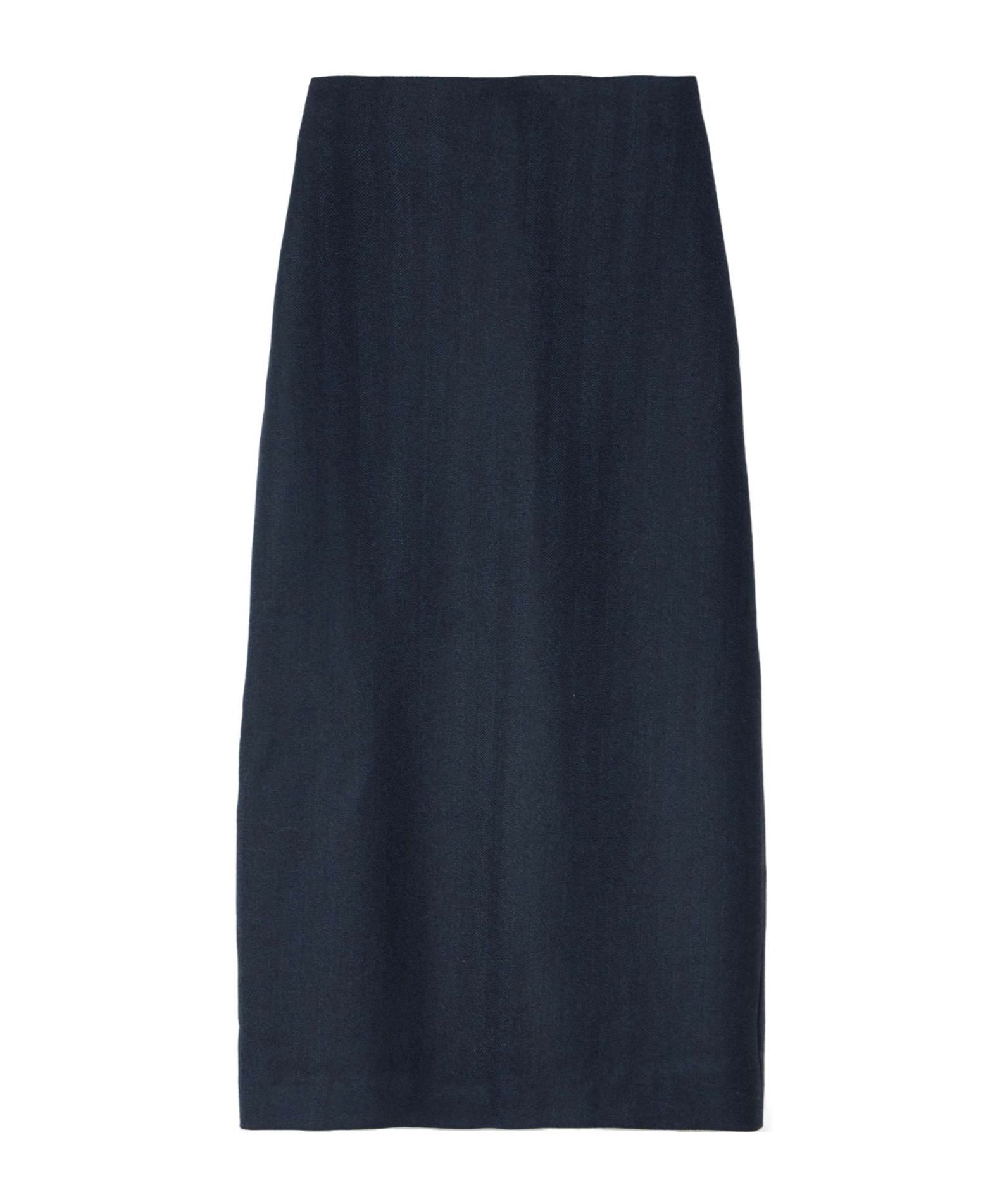 Blazé Milano Slit Midi Skirt In Blue