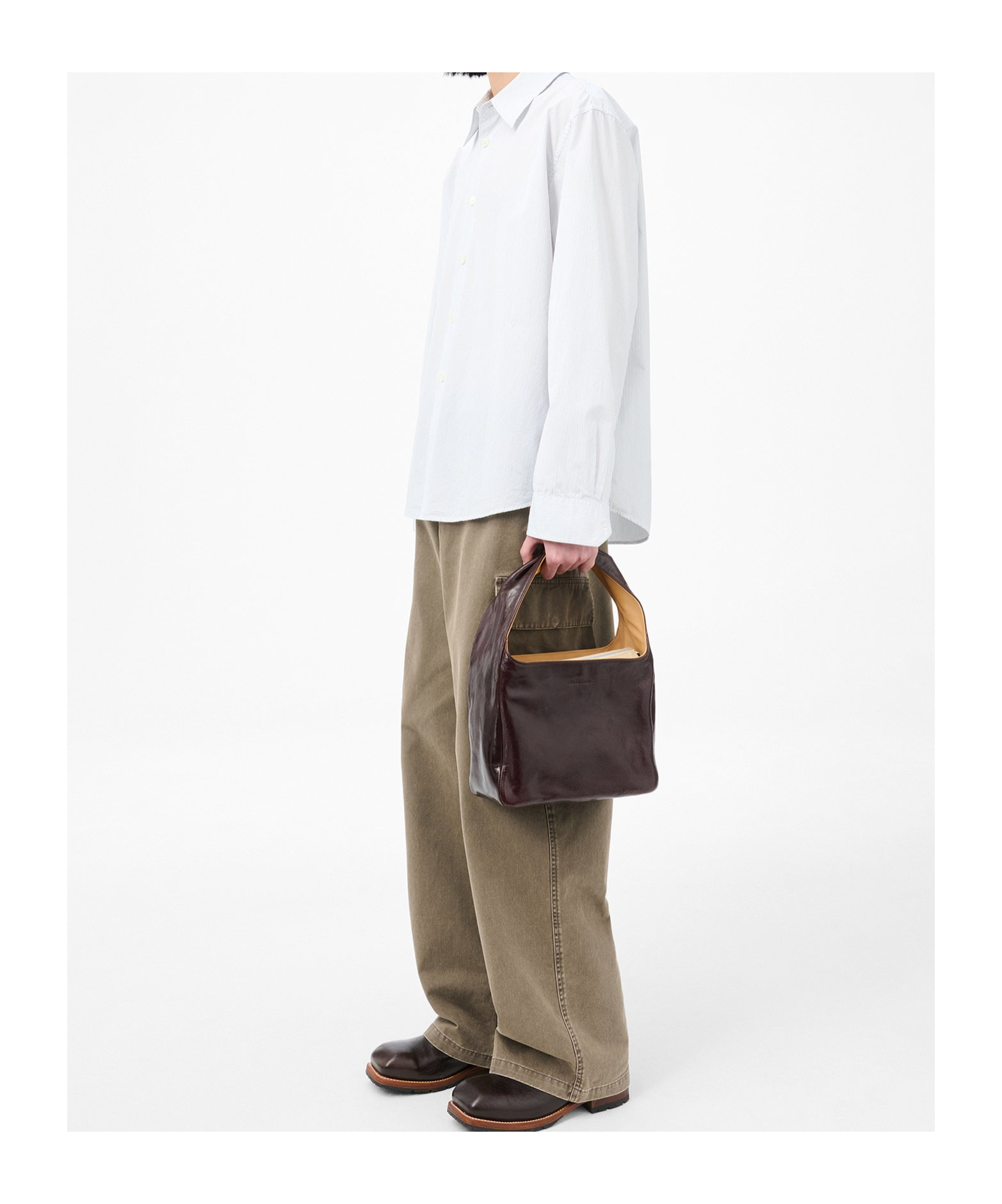 Our Legacy Logo Shoulder Bag In Red
