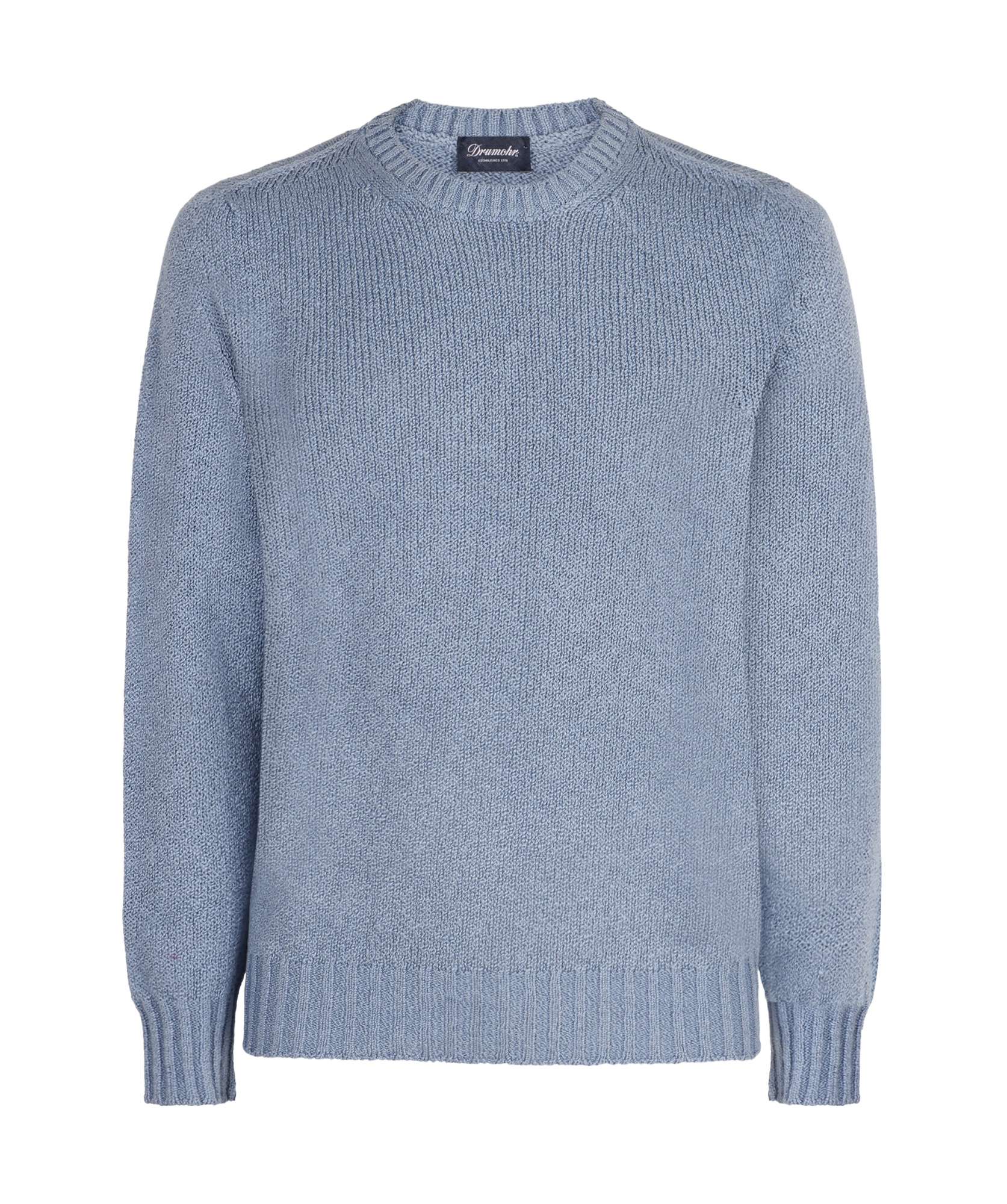 Drumohr Round Neck Sweater In Blue