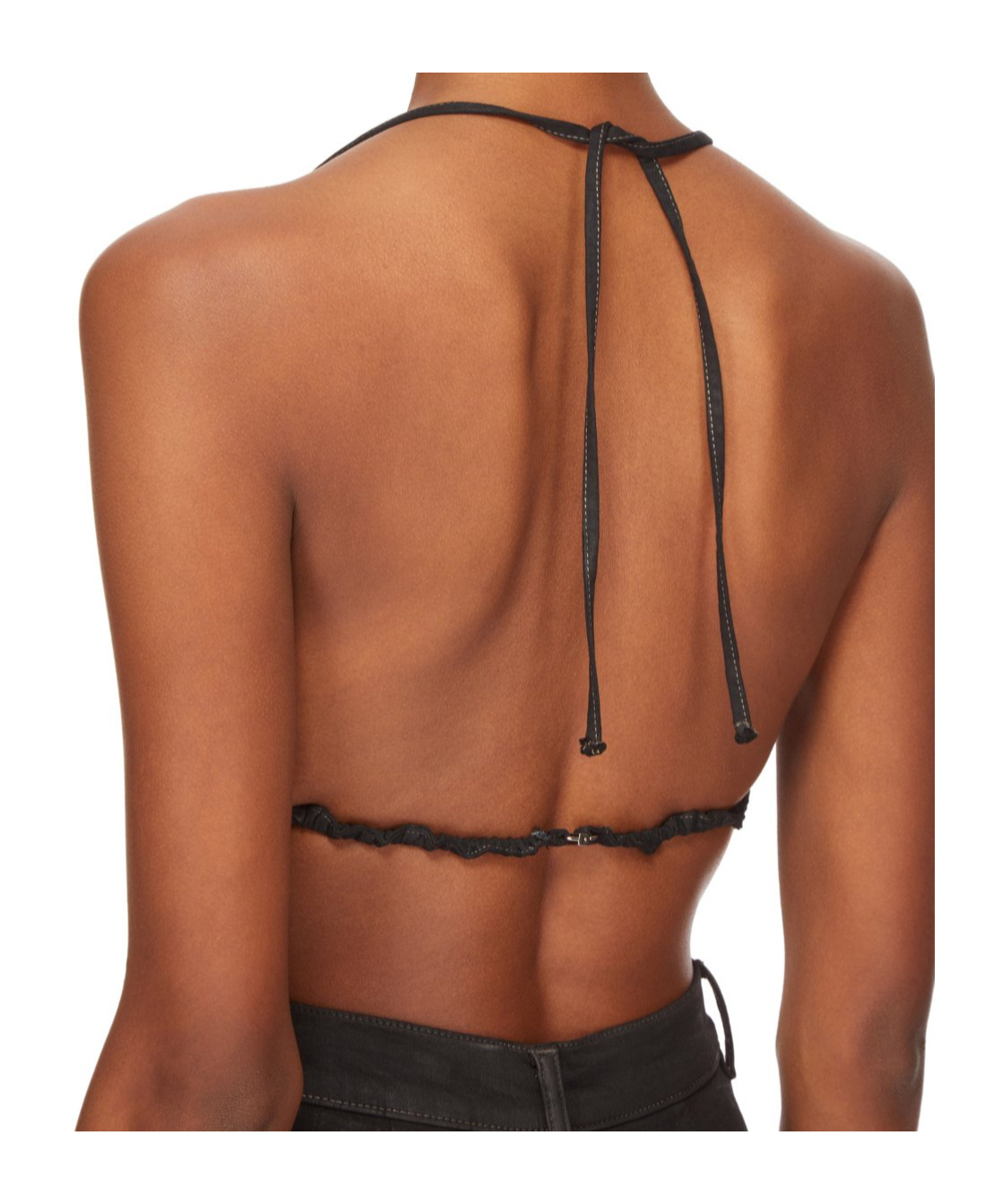 Rick Owens Drkshdw Straddle Bra In Black