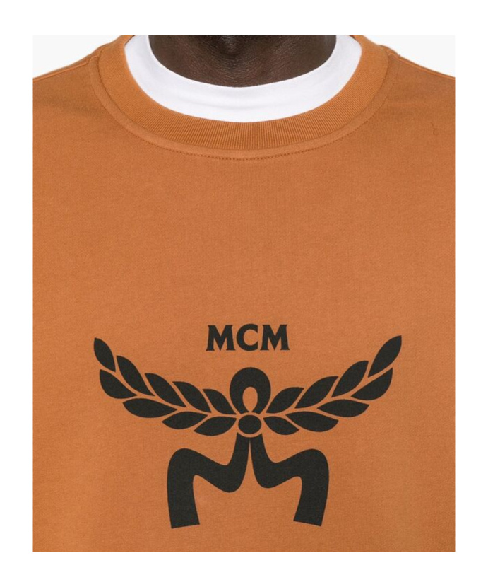 Mcm Cotton Sweatshirts In Orange