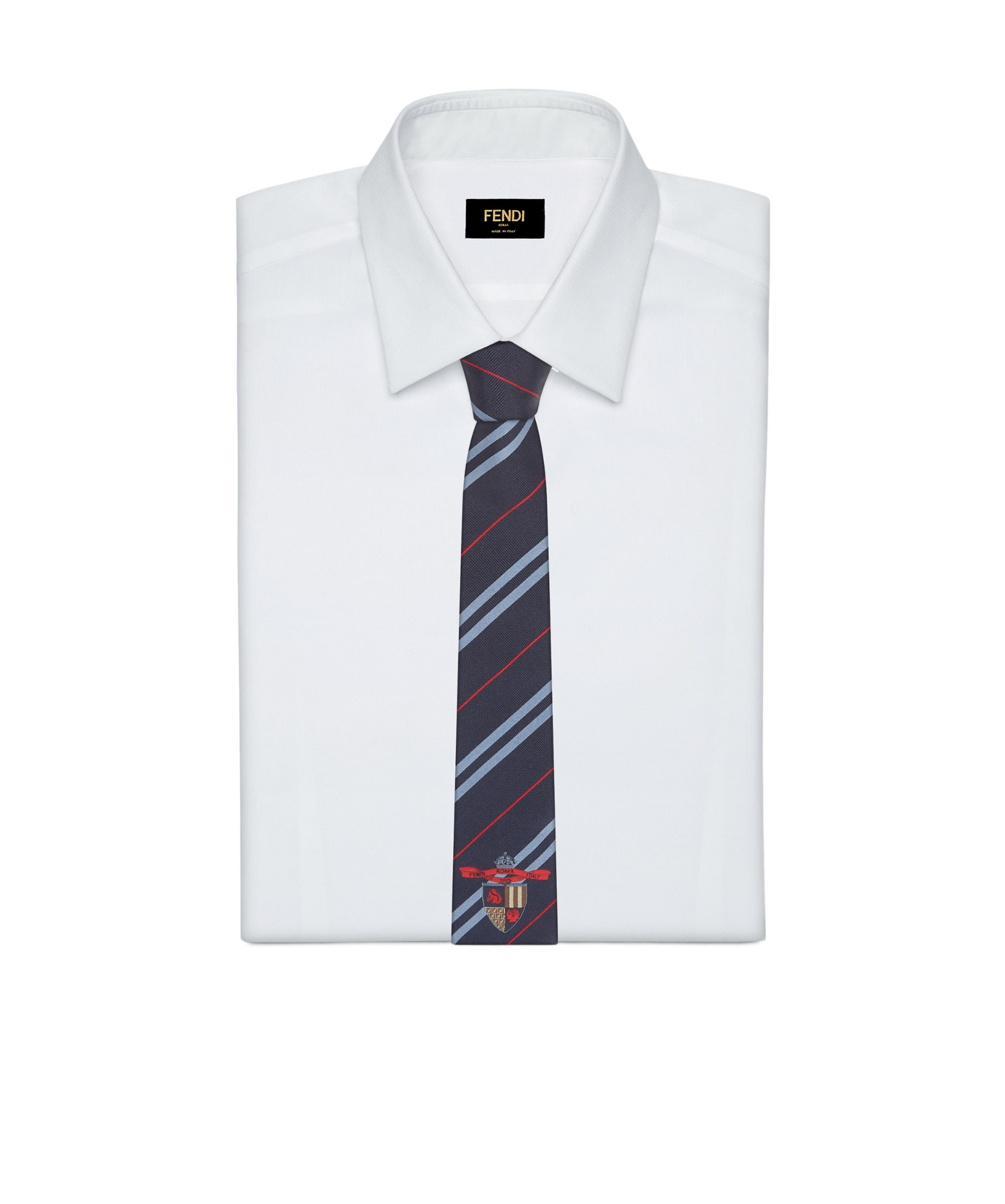 Fendi Pointed Tie In Black