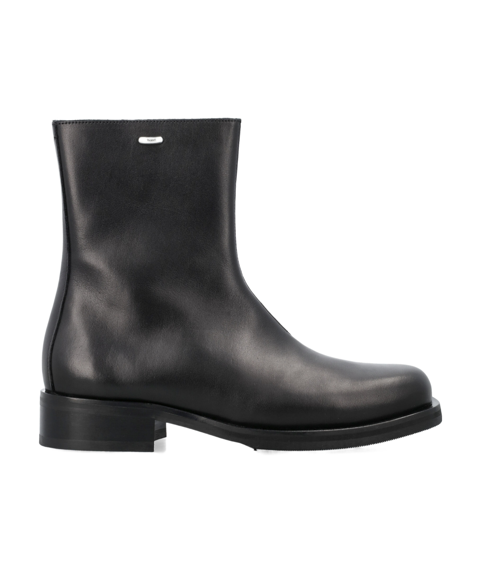 Our Legacy Round-head Short Boots In Black