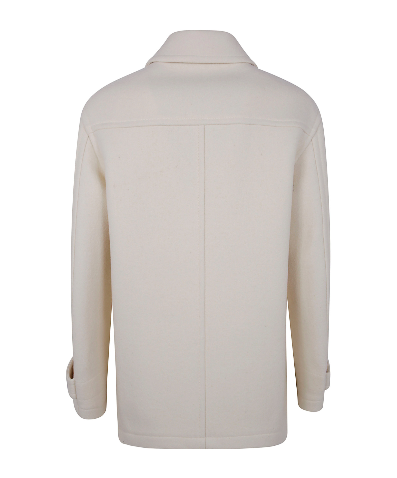 Dries Van Noten Long-sleeved Lapel Coat In White