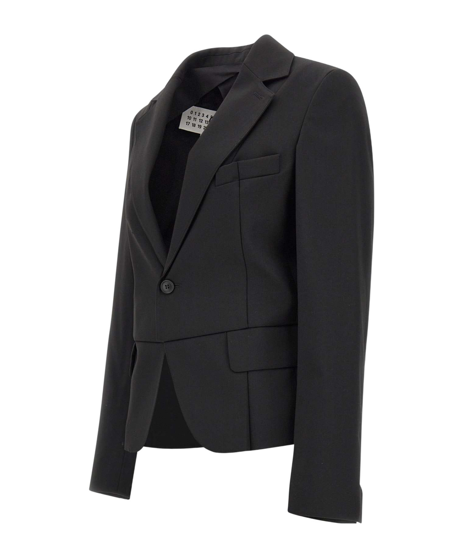 Mm6 Maison Margiela Single-breasted Blazer In Black