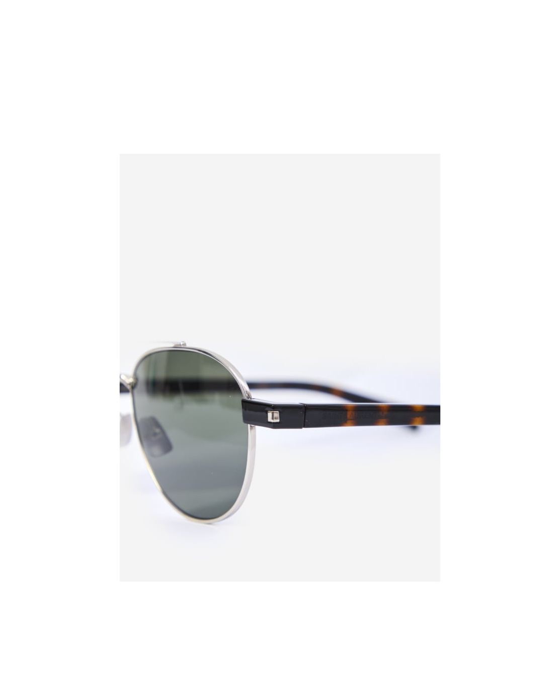 Saint Laurent Full Frame Sunglasses In Gray