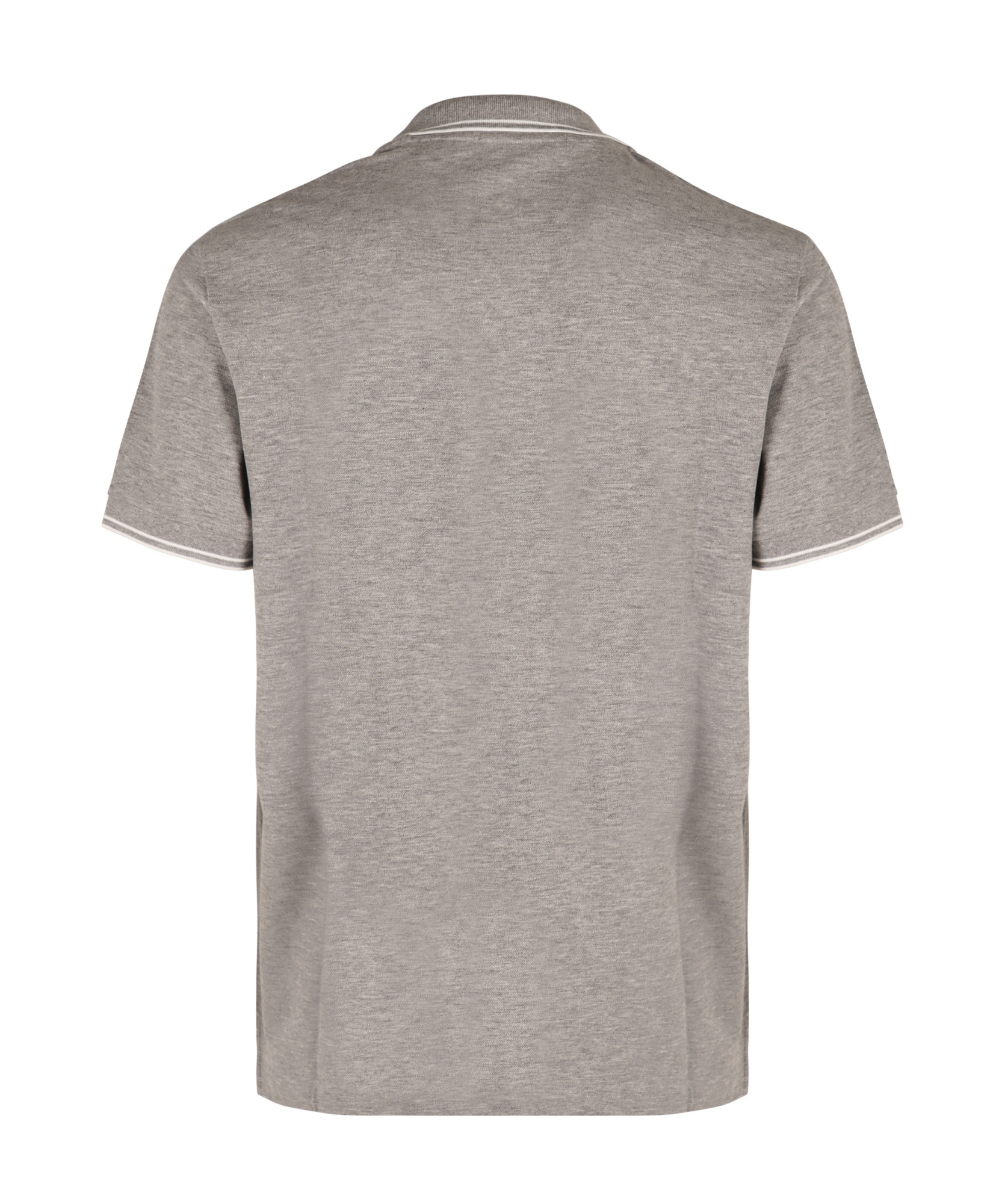 Stone Island Short-sleeved Polo Shirt In Gray