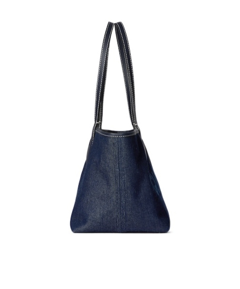 Gucci Totissima Reversible Shopping Bag Small Size In Dark Blue