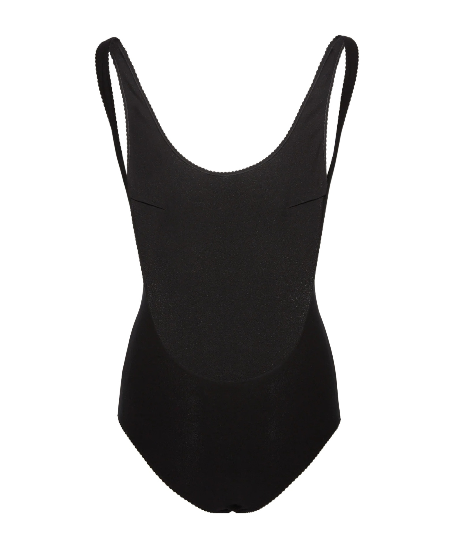 Magda Butrym Scoop-back Bodysuit In Black In Black