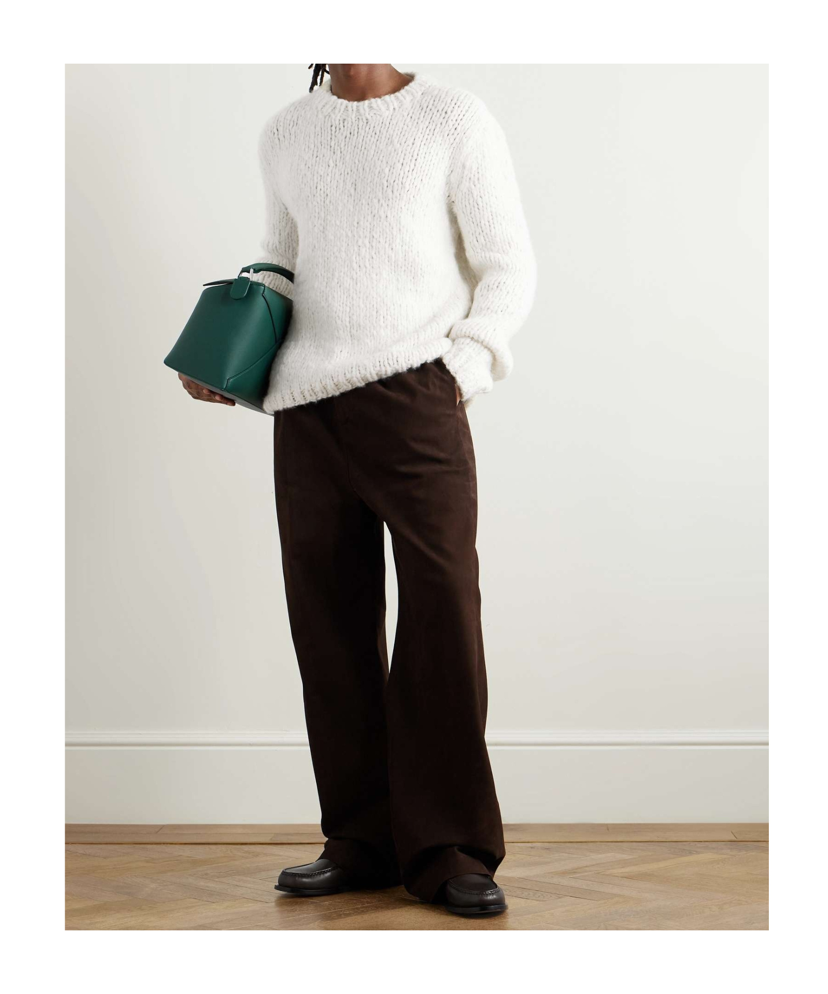 Gabriela Hearst Long Sleeve Sweater In White