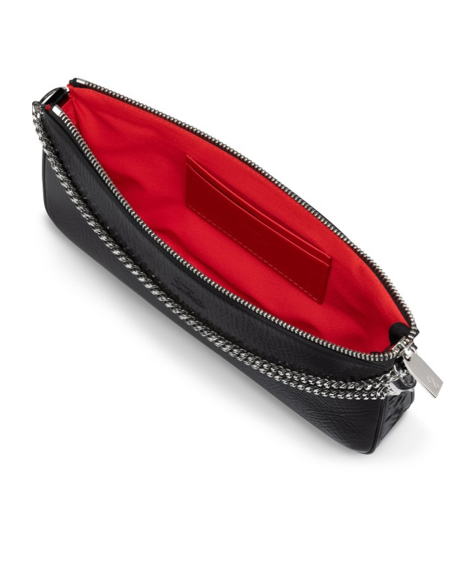 Christian Louboutin Chain Shoulder Bag In Black