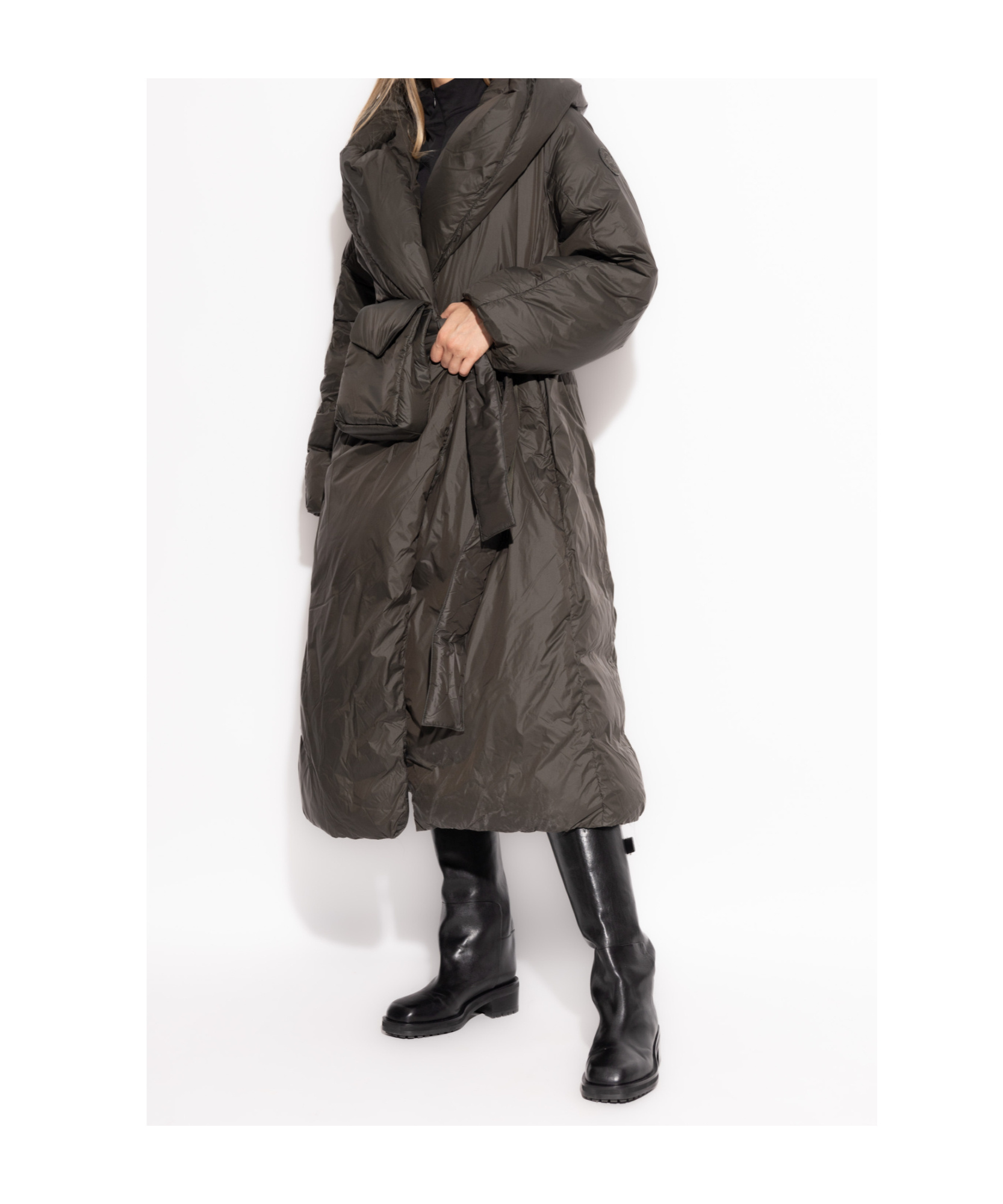 Canada Goose Ellie Blanket Coat In Black