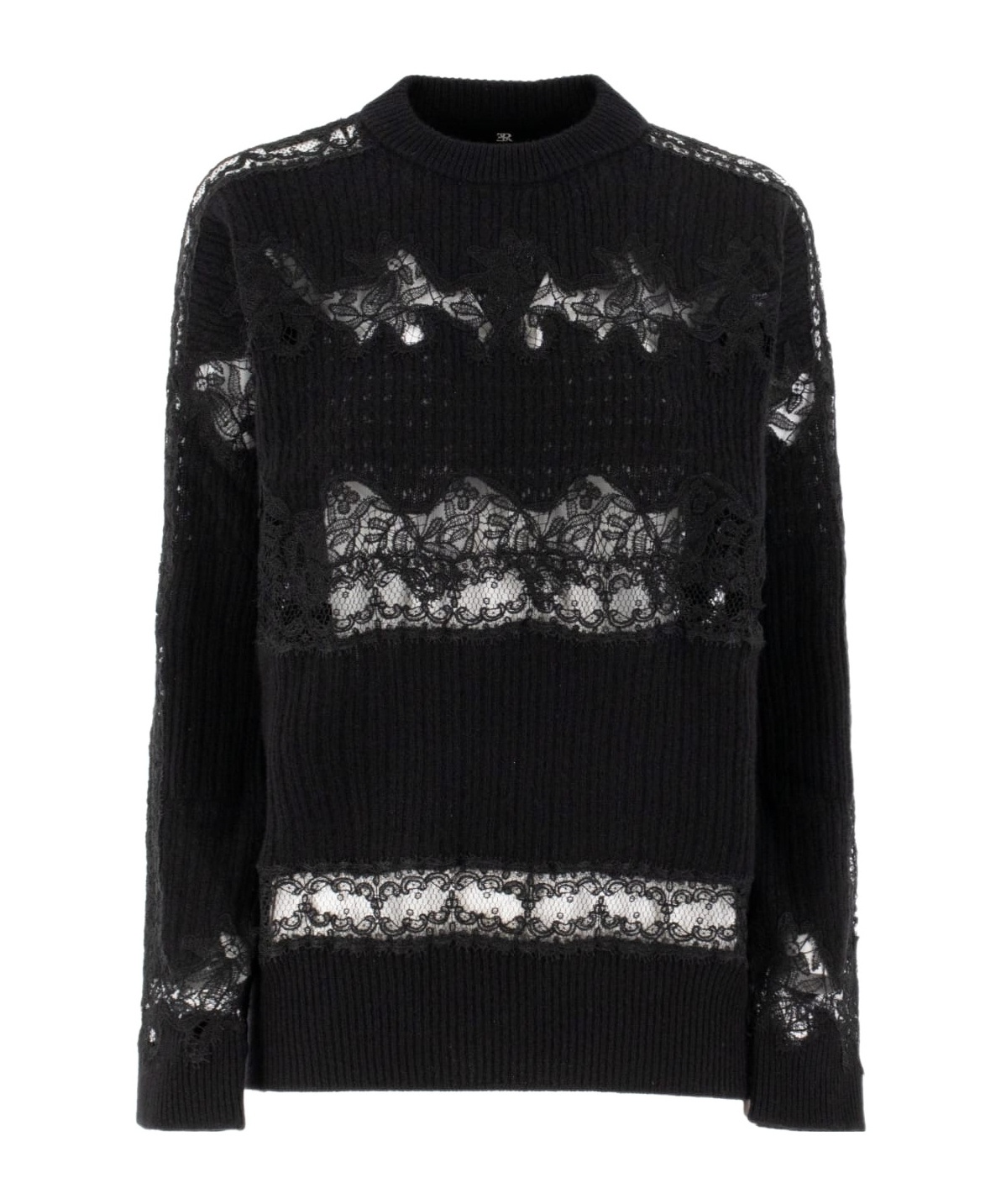 Ermanno Scervino Sweater In Black