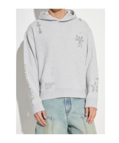 Zadig & Voltaire Sacha Graphic Sweatshirt In Gray