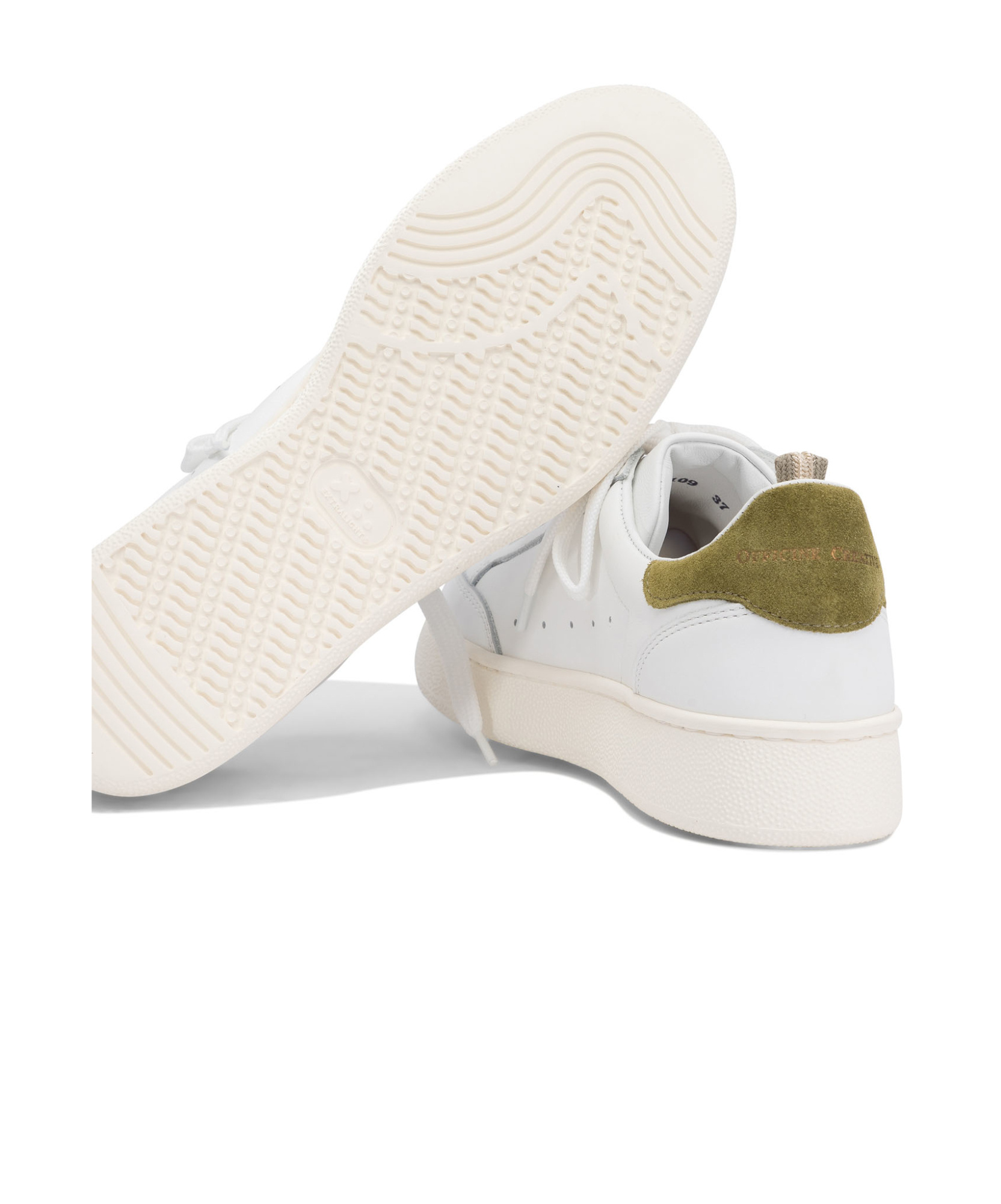 Officine Creative Round Head Low-cut Casual Shoes In White