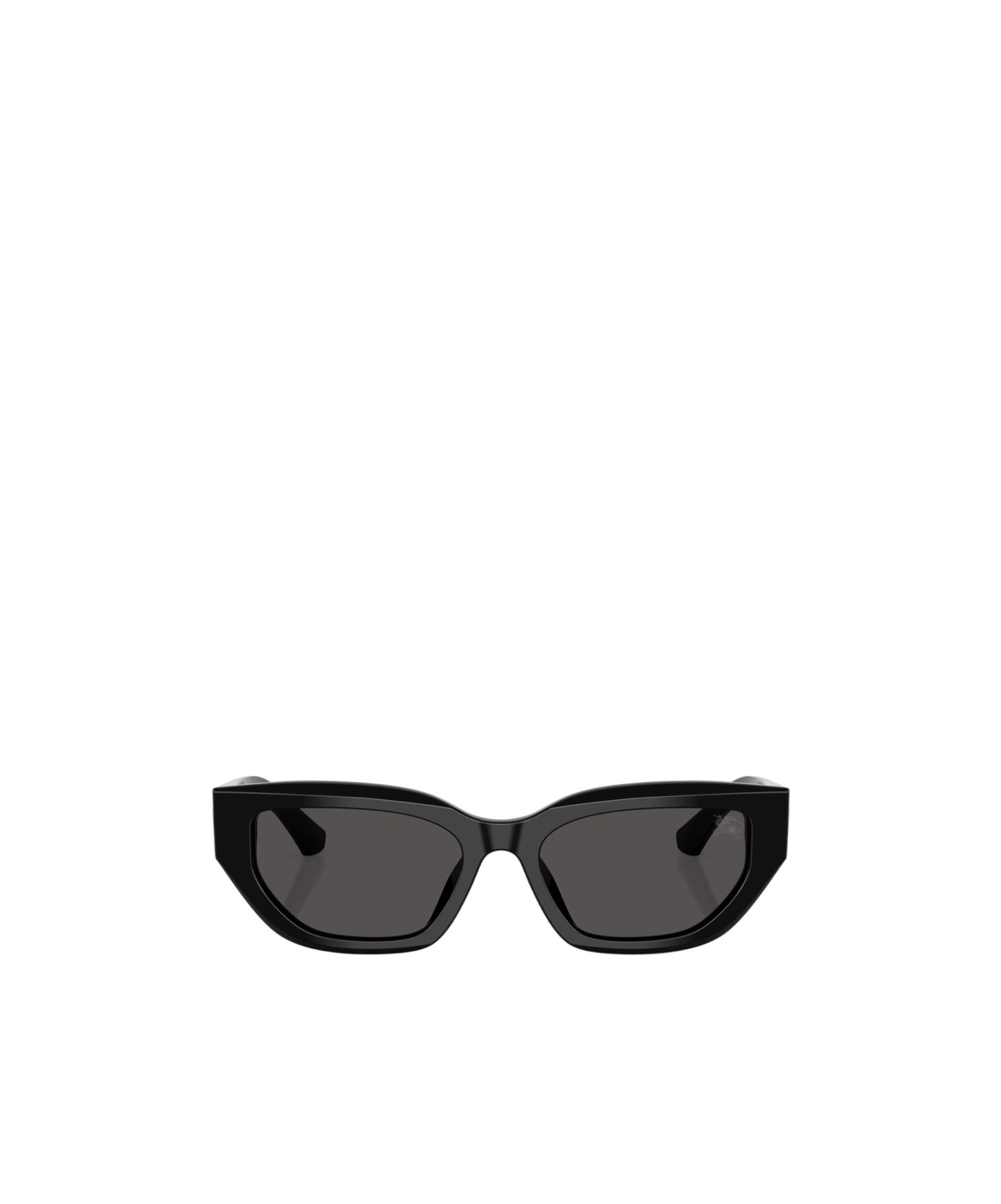 Burberry Geometric Frame Sunglasses In Black