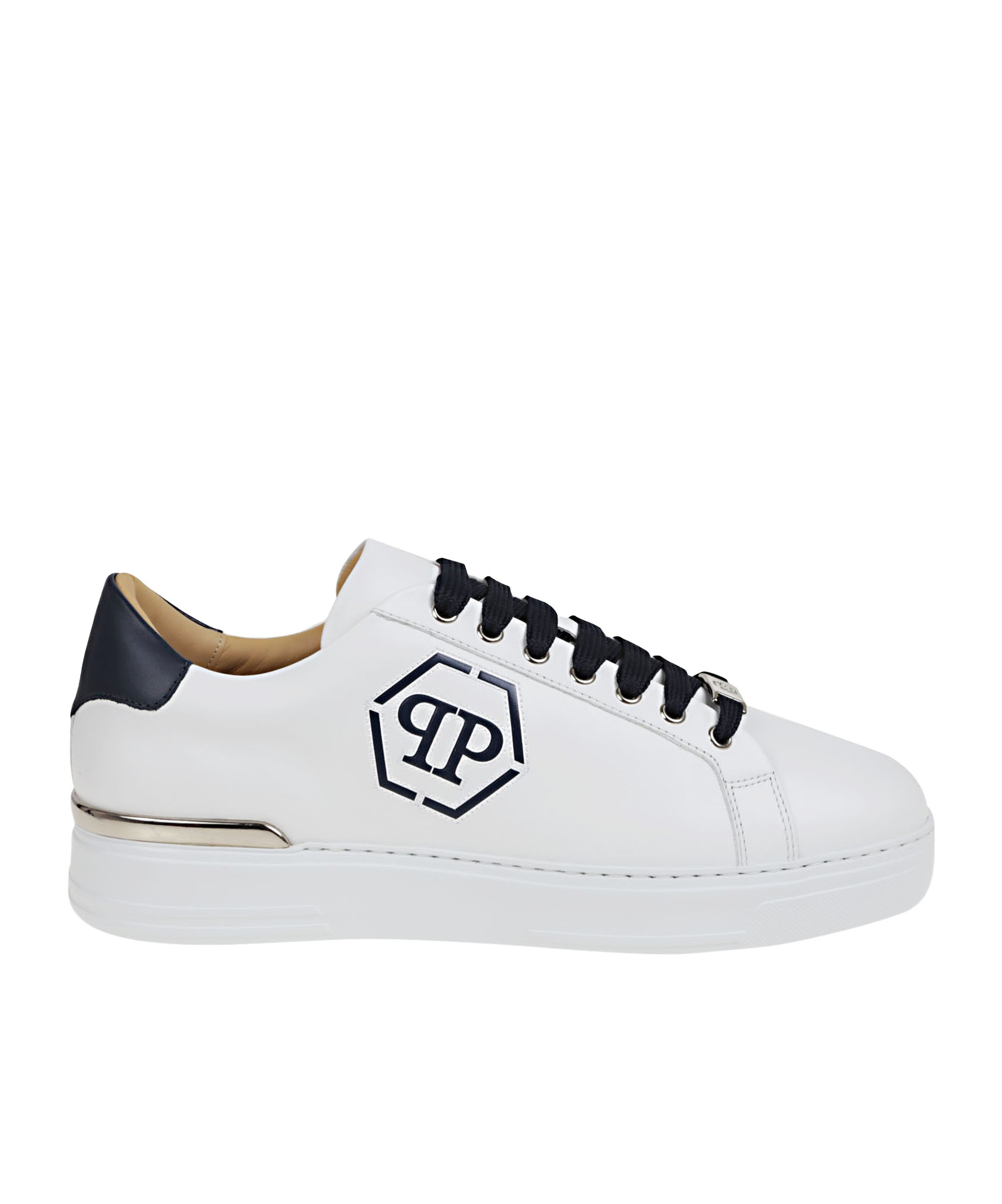 Philipp Plein Hexagon Lo-top Sneakers In White