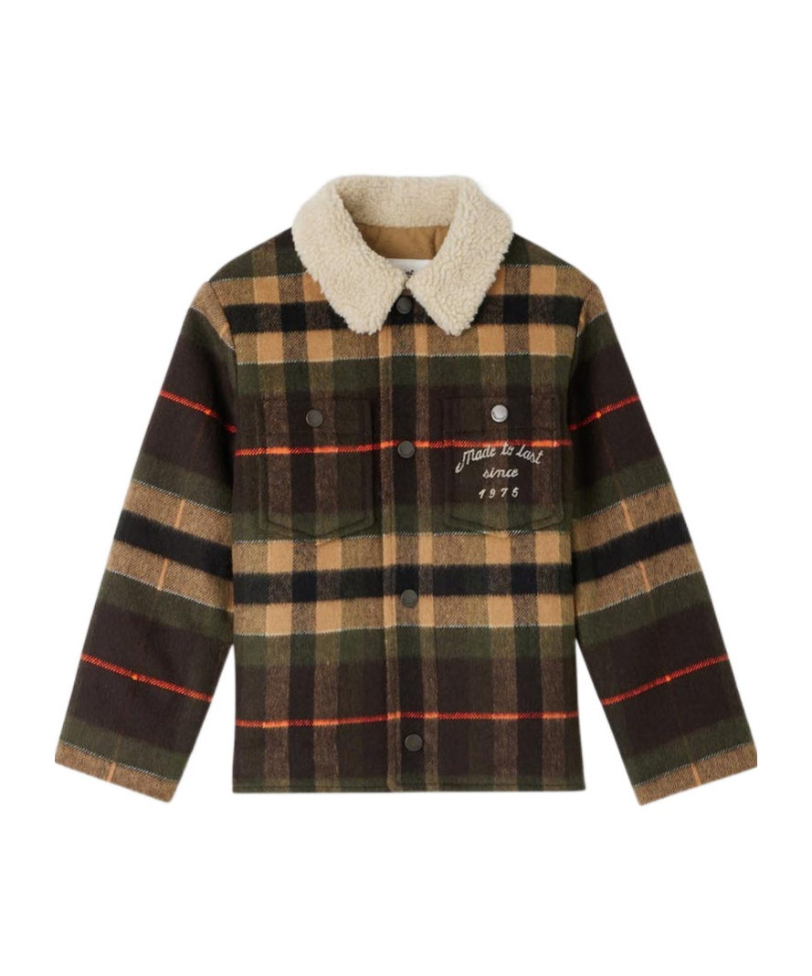 Bonpoint Checked Jacket In Black